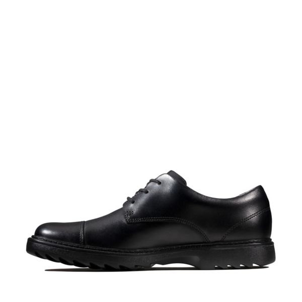 Clarks Girls Asher Soar Youth School Shoes Black | CA-5412763